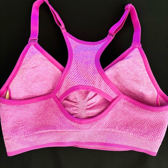 Pink Racerback Sports Bra - Picture 2 of 2